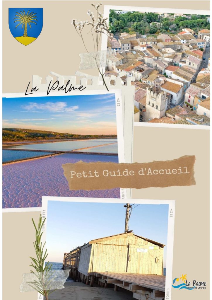 couverture guide d'accueil mairie de la palme 2022